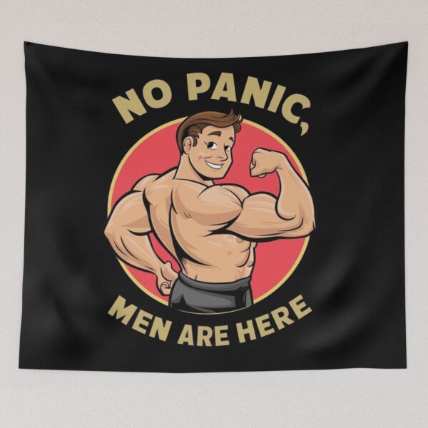 Item preview, no panıc men are here designed and sold by catcraftss.