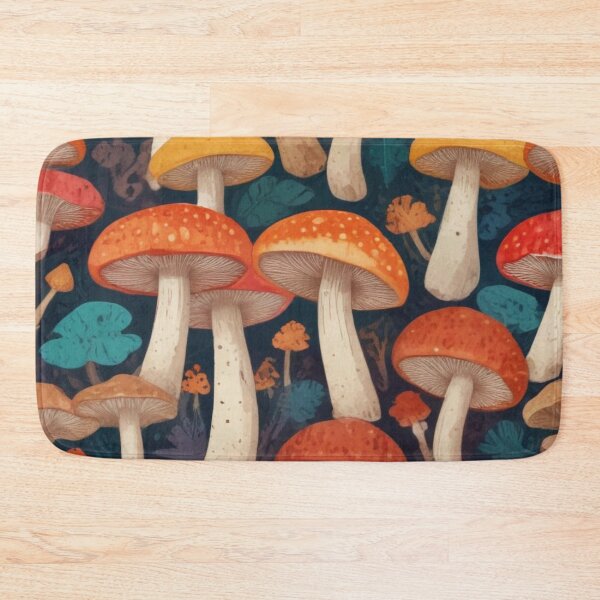 Item preview, Beautiful mushroom pattern print design designed and sold by Anshu3813.