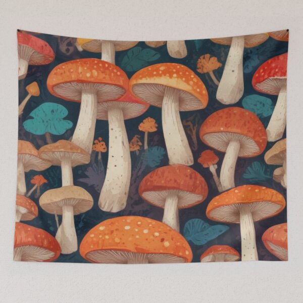 Item preview, Beautiful mushroom pattern print design designed and sold by Anshu3813.
