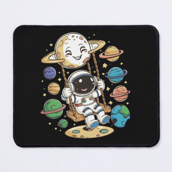 Item preview, Astronaut swinging between planets designed and sold by catcraftss.