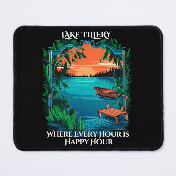 Item preview, Serene North Carolina Tillery Lake Scenery Waterscape designed and sold by Taans-Creation.
