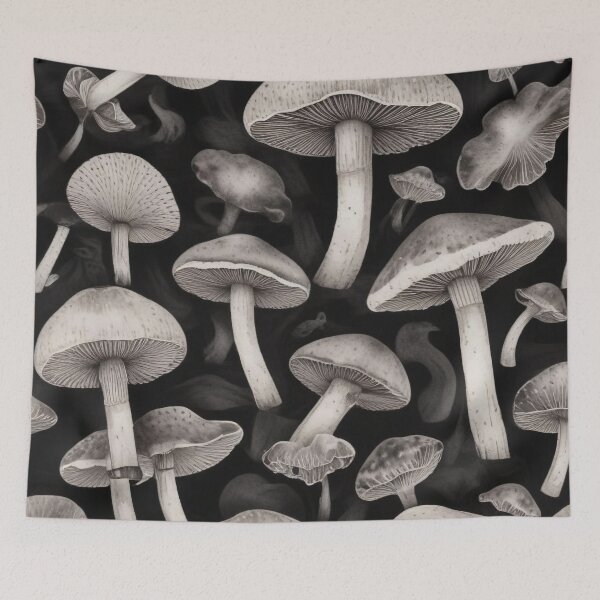 Item preview, Beautiful mushroom pattern print design designed and sold by Anshu3813.