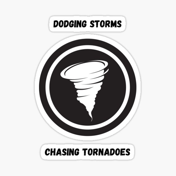 Vista previa del artículo con la obra «Tormenta de tornado persiguiendo», diseñado y vendido por Robertw625.