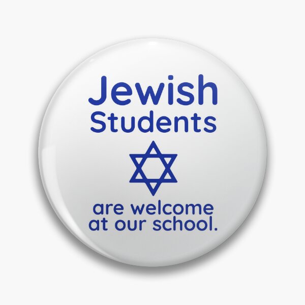 Item preview, Jewish students are welcome here  designed and sold by Rachel the Artist .