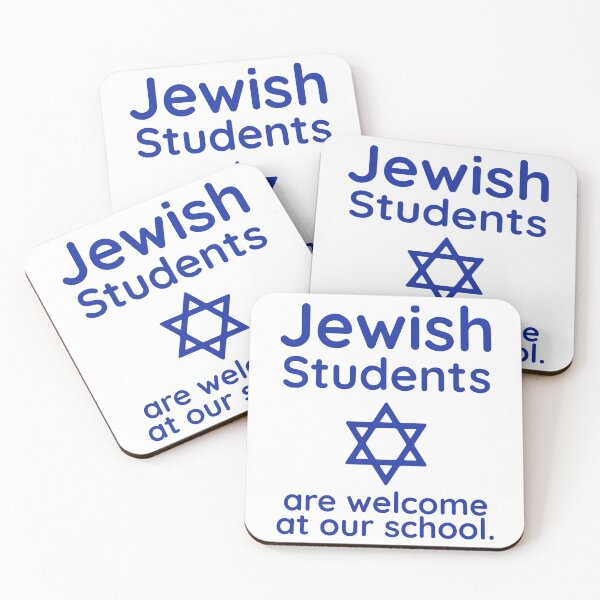 Item preview, Jewish students are welcome here  designed and sold by Rachel the Artist .