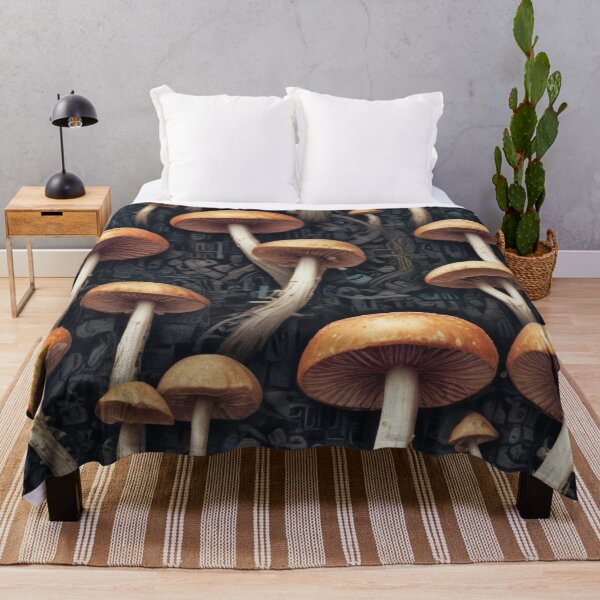 Item preview, Beautiful mushroom pattern print design designed and sold by Anshu3813.