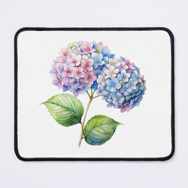 Item preview, Watercolor Blooming Hydrangeas Branch designed and sold by Craft99.