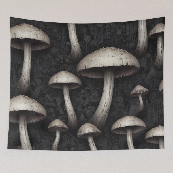 Item preview, Beautiful mushroom pattern print design designed and sold by Anshu3813.