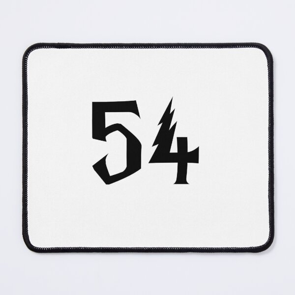 Item preview, 54, fifty four, black, Harry P designed and sold by Numbers-Art.
