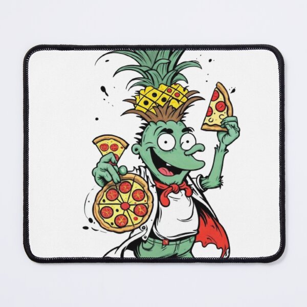 Item preview, Alien with pineapple pizza stickers pineapple hat stickers designed and sold by hamudib.