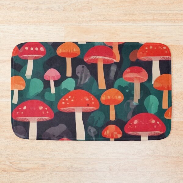 Item preview, Beautiful mushroom pattern print design designed and sold by Anshu3813.