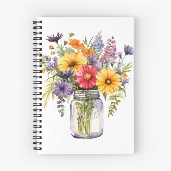 Item preview, Wildflower Mason Jar  designed and sold by DaffodilDreamer.