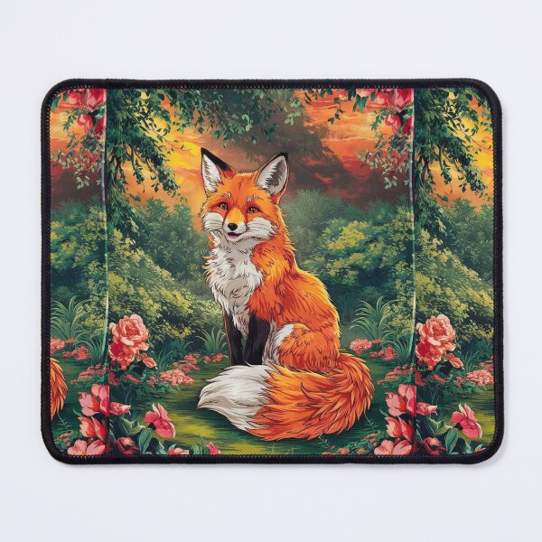 Artikelvorschau, Fuchs-Porträt. Waldfuchs, Fantasiefuchs, wunderlicher Fuchs entworfen und verkauft von FoxVibes.