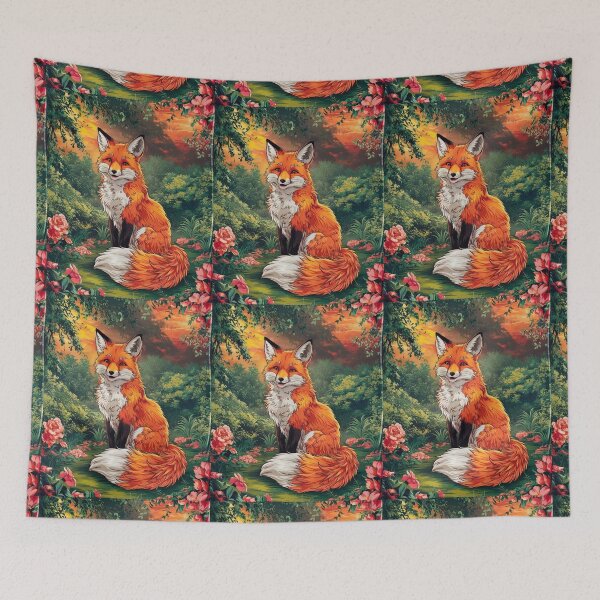 Artikelvorschau, Fuchs-Porträt. Waldfuchs, Fantasiefuchs, wunderlicher Fuchs entworfen und verkauft von FoxVibes.