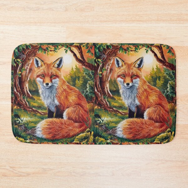 Artikelvorschau, Fuchs-Porträt. Waldfuchs, Fantasiefuchs, wunderlicher Fuchs entworfen und verkauft von FoxVibes.