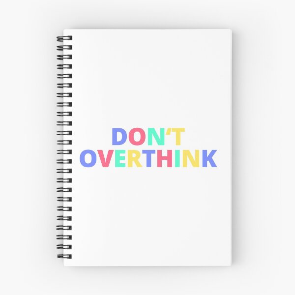 Item preview, Don't Overthink designed and sold by lukassfr.