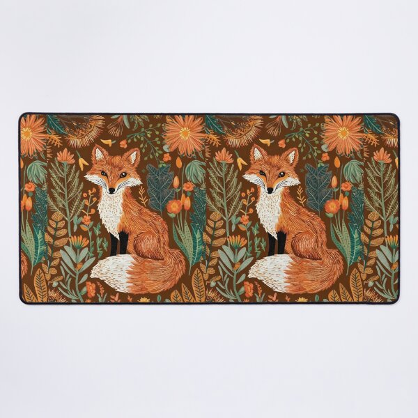 Item preview, Fox Portrait. woodland fox, fantasy fox, whimsical fox designed and sold by FoxVibes.