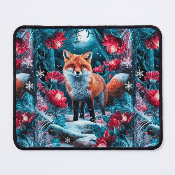 Item preview, Fox Portrait. woodland fox, fantasy fox, whimsical fox designed and sold by FoxVibes.