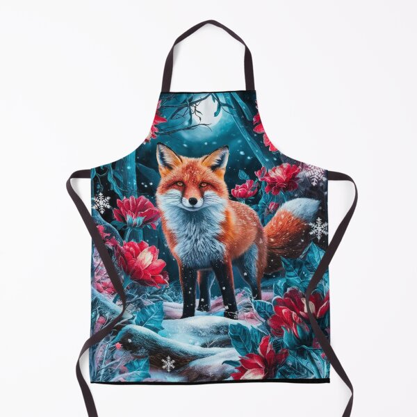 Item preview, Fox Portrait. woodland fox, fantasy fox, whimsical fox designed and sold by FoxVibes.