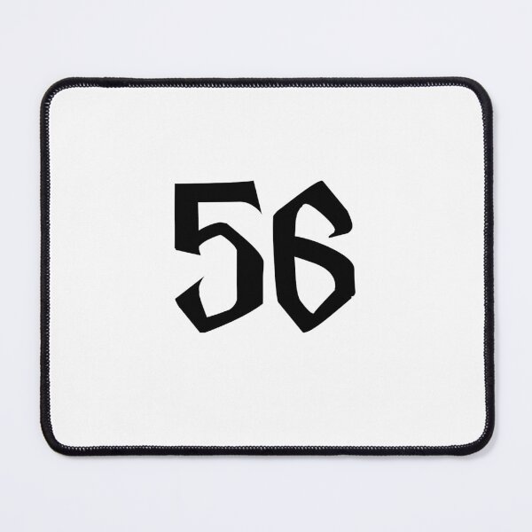 Item preview, 56, fifty six, black, Harry P designed and sold by Numbers-Art.