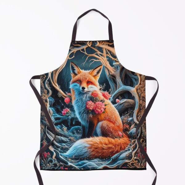 Artikelvorschau, Fuchs-Porträt. Waldfuchs, Fantasiefuchs, wunderlicher Fuchs entworfen und verkauft von FoxVibes.