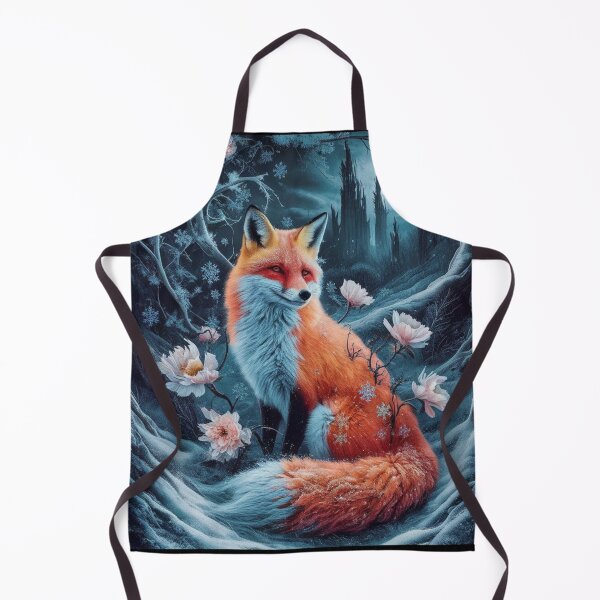 Item preview, Fox Portrait. woodland fox, fantasy fox, whimsical fox designed and sold by FoxVibes.