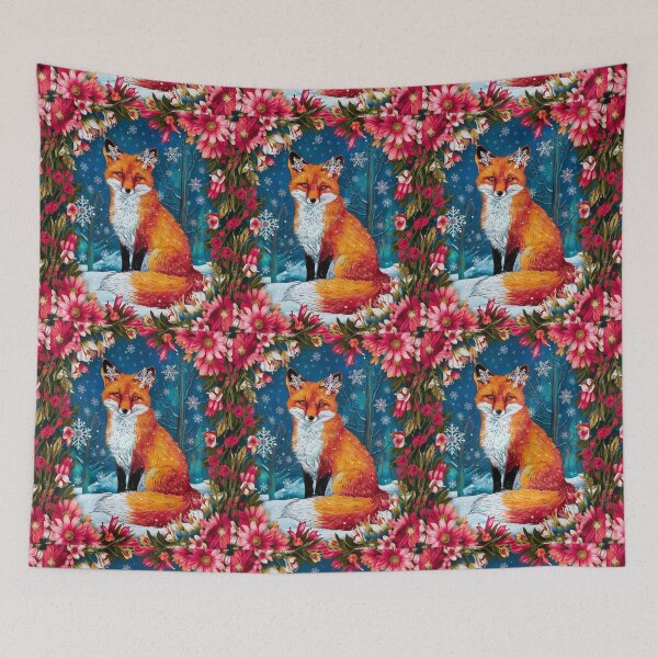 Item preview, Fox Portrait. woodland fox, fantasy fox, whimsical fox designed and sold by FoxVibes.