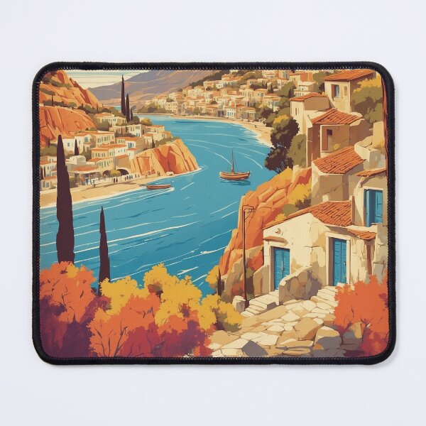 Item preview, Acharnes Greece Vintage Travel Tourism  designed and sold by TravelersGems.
