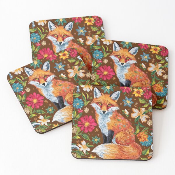 Artikelvorschau, Fuchs-Porträt. Waldfuchs, Fantasiefuchs, wunderlicher Fuchs entworfen und verkauft von FoxVibes.