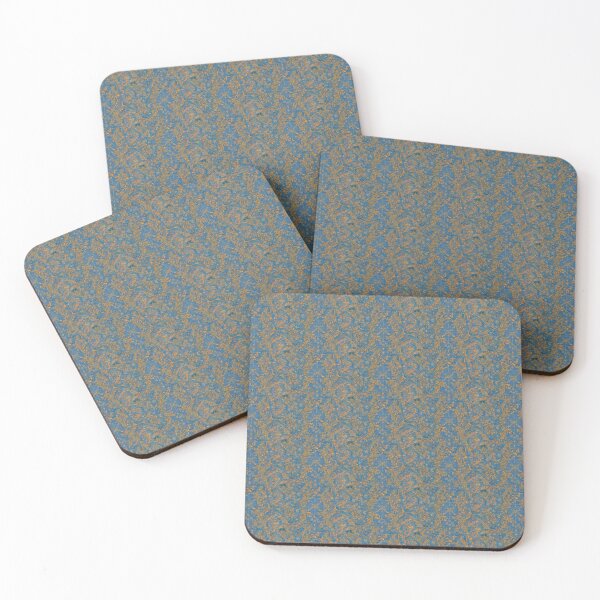 Item preview, Blue Absract elegant pattern for printing designed and sold by Artkitokri.