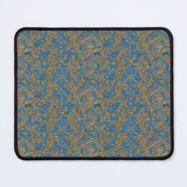 Item preview, Blue Absract elegant pattern for printing designed and sold by Artkitokri.