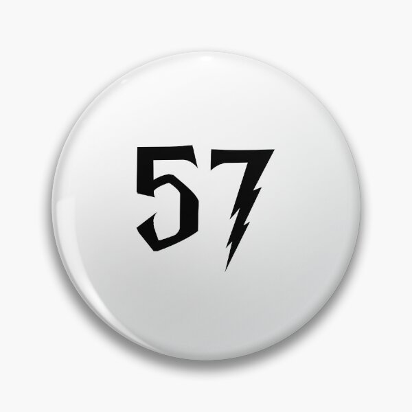 Item preview, 57, fifty seven, black, Harry P designed and sold by Numbers-Art.