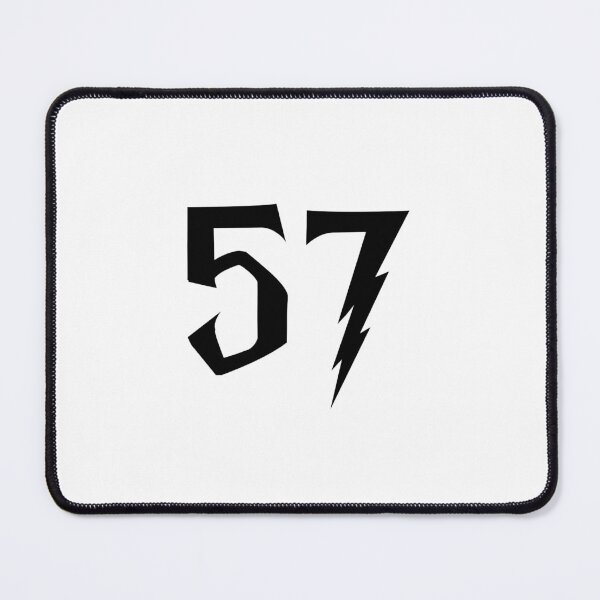 Item preview, 57, fifty seven, black, Harry P designed and sold by Numbers-Art.
