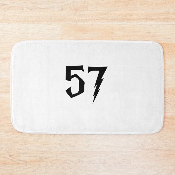 Item preview, 57, fifty seven, black, Harry P designed and sold by Numbers-Art.