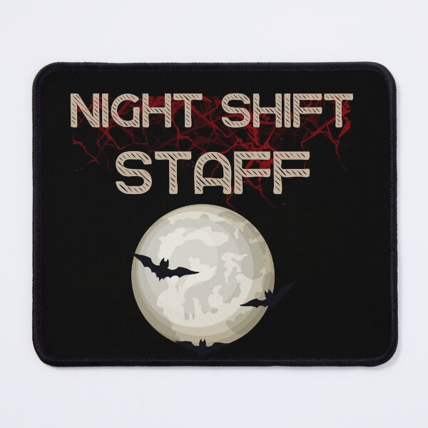 Item preview, Night shift Staff horror zombie bat People  Life men Women This is Fine T-Shirt designed and sold by SOPIZiLA.