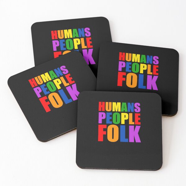 Item preview, Humans People Folk LGBTQ Pride designed and sold by Quooki.