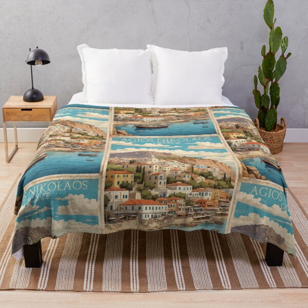Item preview, Agios Nikolaos Grecia Vintage Viajes Turismo designed and sold by TravelersGems.