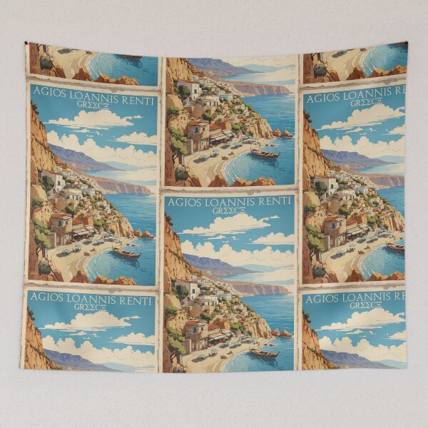 Item preview, Agios Loannis Renti Greece Vintage Travel Tourism  designed and sold by TravelersGems.