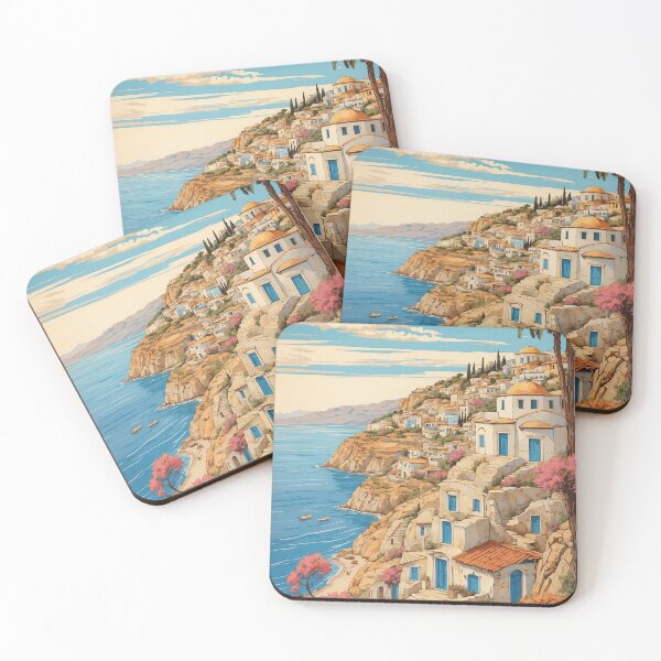 Item preview, Agios Stefanos Greece Vintage Travel Tourism  designed and sold by TravelersGems.