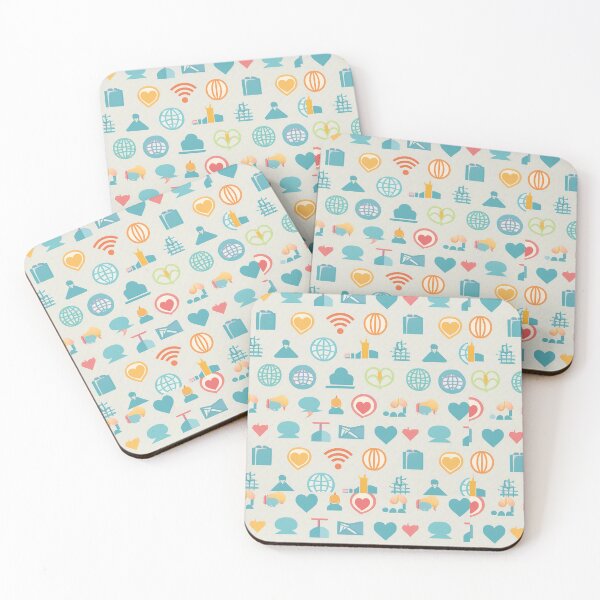 Item preview, Absract social elegant pattern for printing designed and sold by Artkitokri.