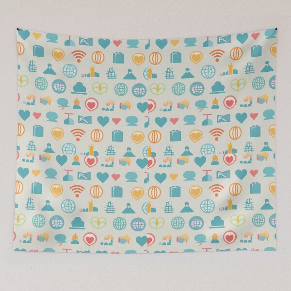 Item preview, Absract social elegant pattern for printing designed and sold by Artkitokri.