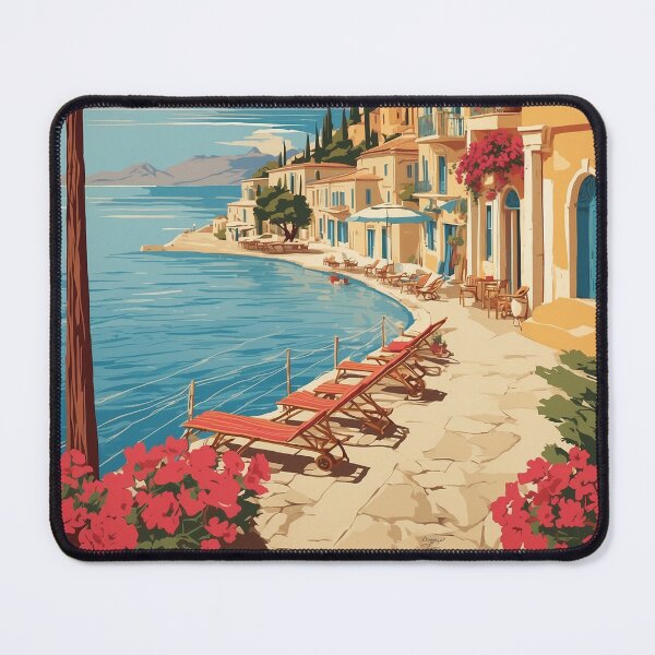 Item preview, Aigio Greece Vintage Travel Tourism designed and sold by TravelersGems.