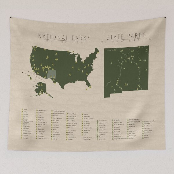 Item preview, US National Parks - New Mexico designed and sold by FinlayMcNevin.