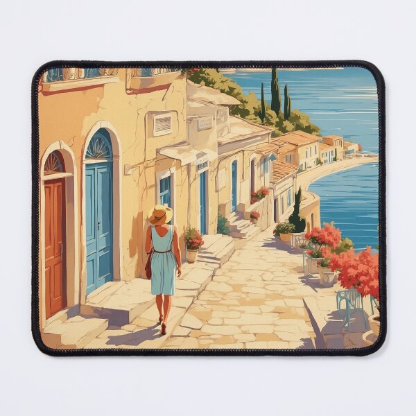 Item preview, Aigio Greece Vintage Travel Tourism designed and sold by TravelersGems.