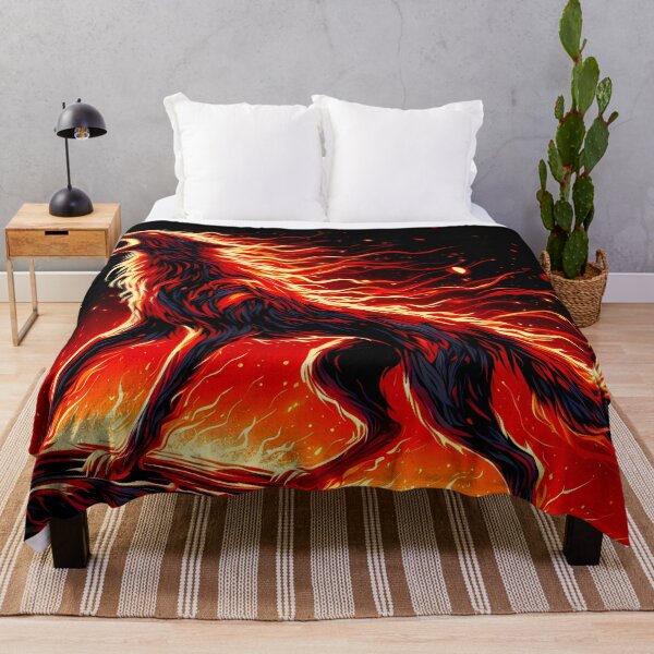 Item preview, Lava Fire Wolf, Ai Generated Art  designed and sold by ACC .
