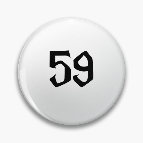 Item preview, 59, fifty nine, black, Harry P designed and sold by Numbers-Art.