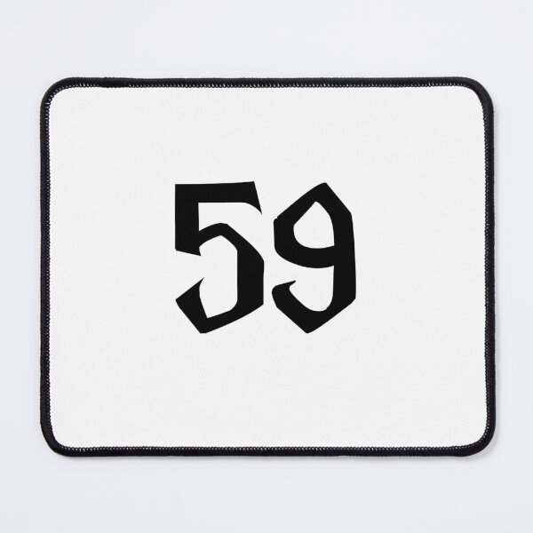 Item preview, 59, fifty nine, black, Harry P designed and sold by Numbers-Art.