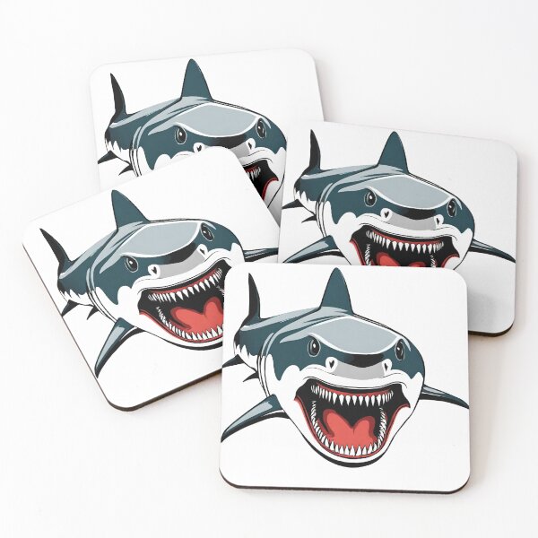 Item preview, Beautiful design of white shark sailing designed and sold by Yeyishop.