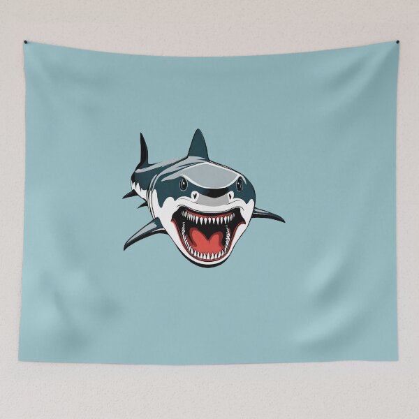 Item preview, Beautiful design of white shark sailing designed and sold by Yeyishop.