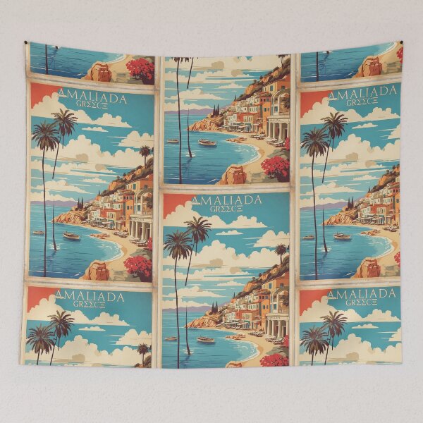 Item preview, Amaliada Greece Vintage Travel Tourism  designed and sold by TravelersGems.